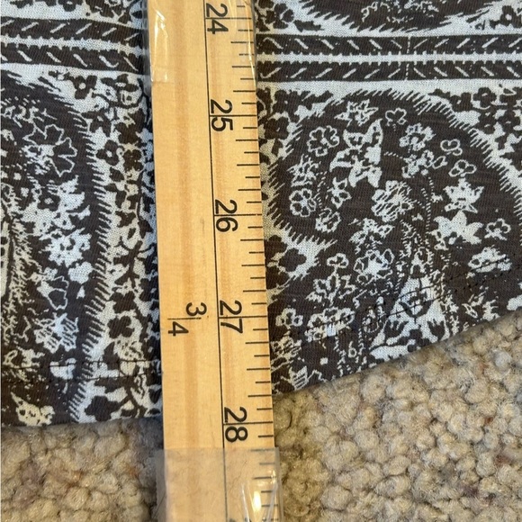 Lucky Brand Gray 3/4 Sleeve Boxy Blouse Plus Size 1X - Picture 4 of 8